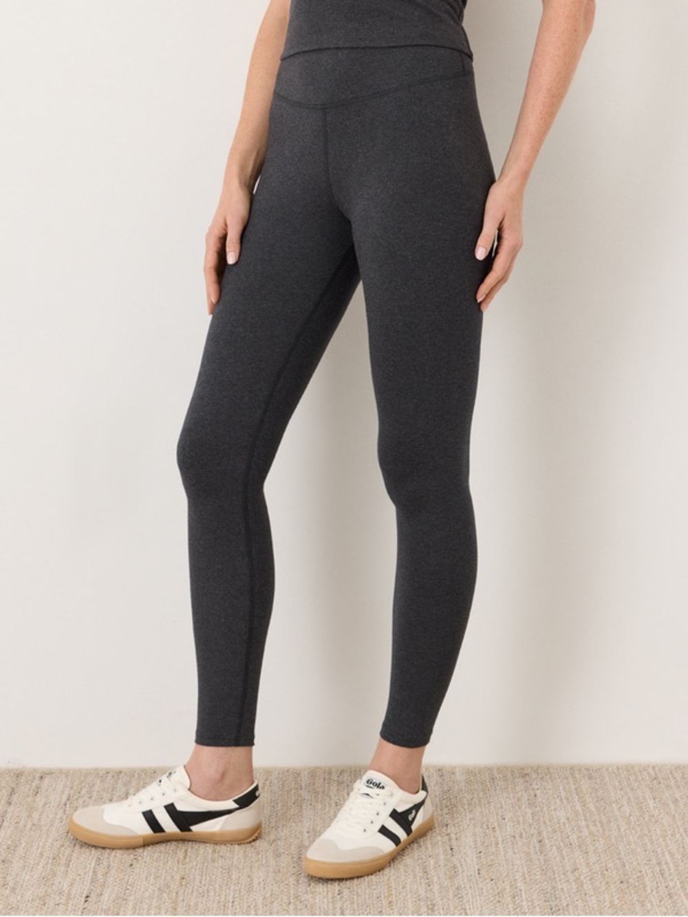 Pact On-the-Go Organic Cotton Navy Leggings - size large
